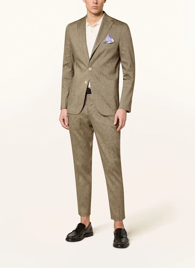 PAUL PAUL Anzugsakko Extra Slim Fit Mit Leinen