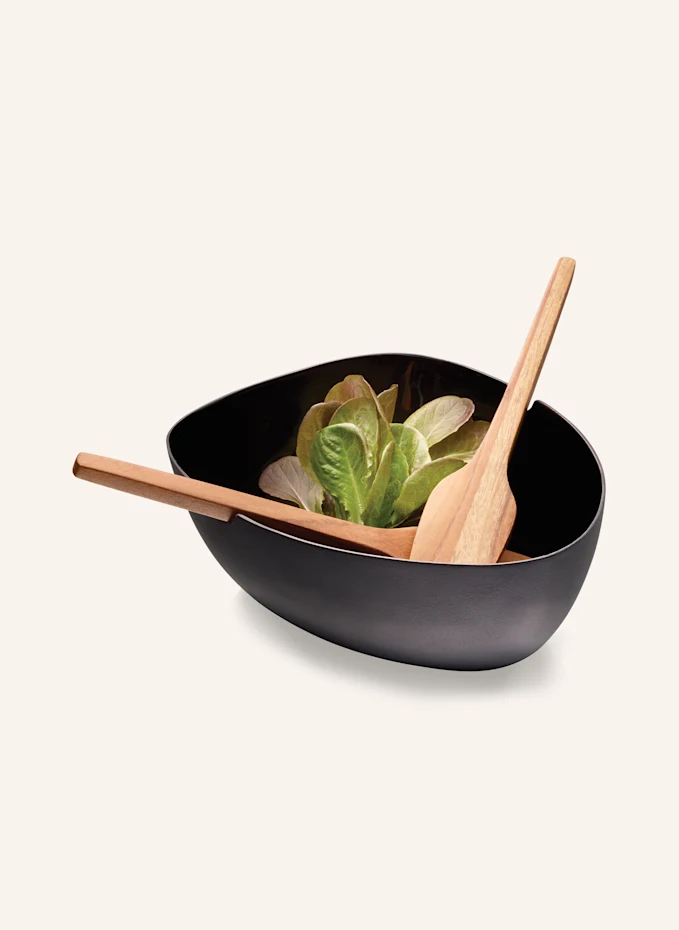 PHILIPPI PHILIPPI 3er-Set: Salatschüssel BOAT Mit Besteck9 5 X 26 5 X 20 Cm