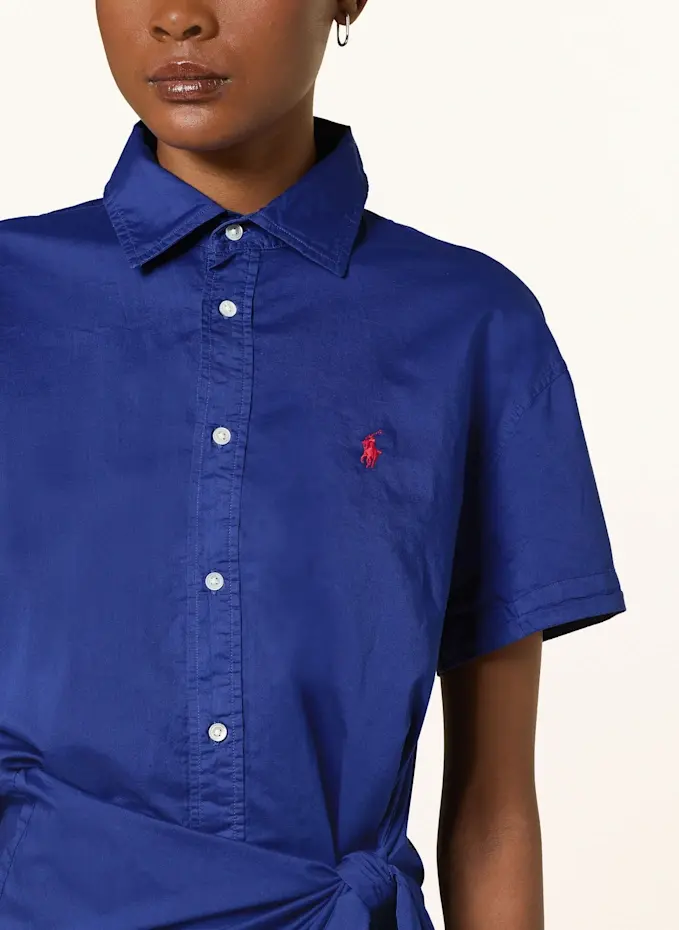 POLO RALPH LAUREN POLO RALPH LAUREN Hemdblusenkleid In Wickeloptik