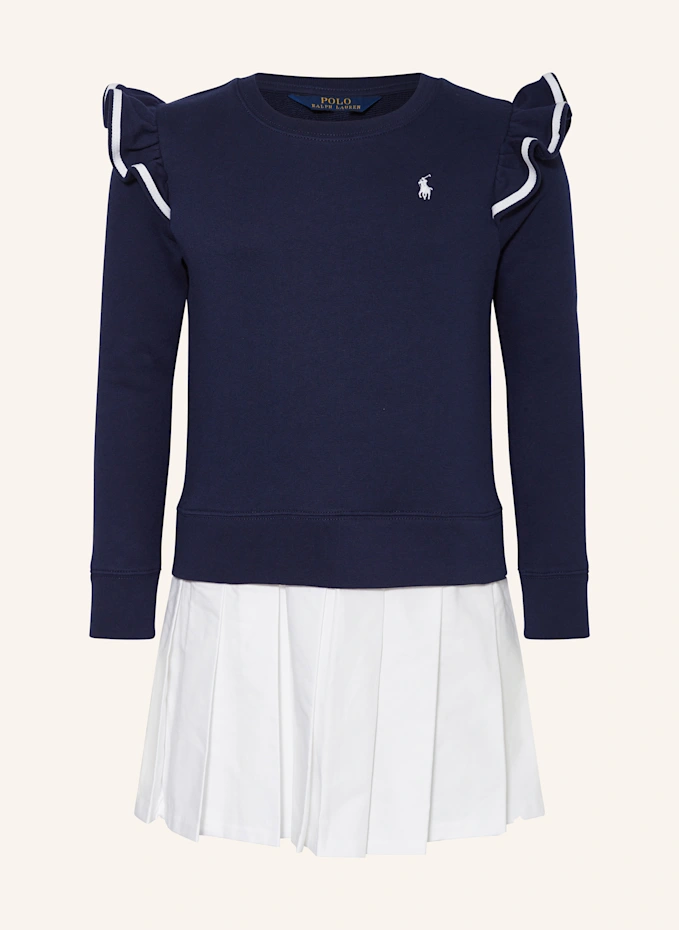 POLO RALPH LAUREN POLO RALPH LAUREN Kleid Im Materialmix Mit RüschenKIDS