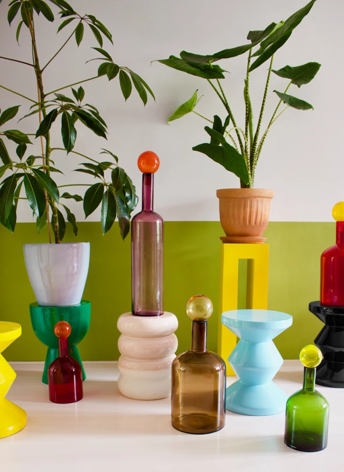 POLSPOTTEN POLSPOTTEN Hocker ZIG ZAGHöhe: 46 Cm