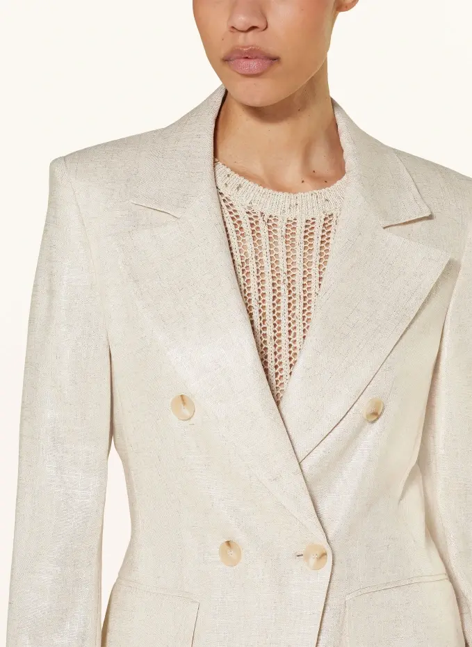 RIANI RIANI Blazer Mit Leinen Und Glitzergarn