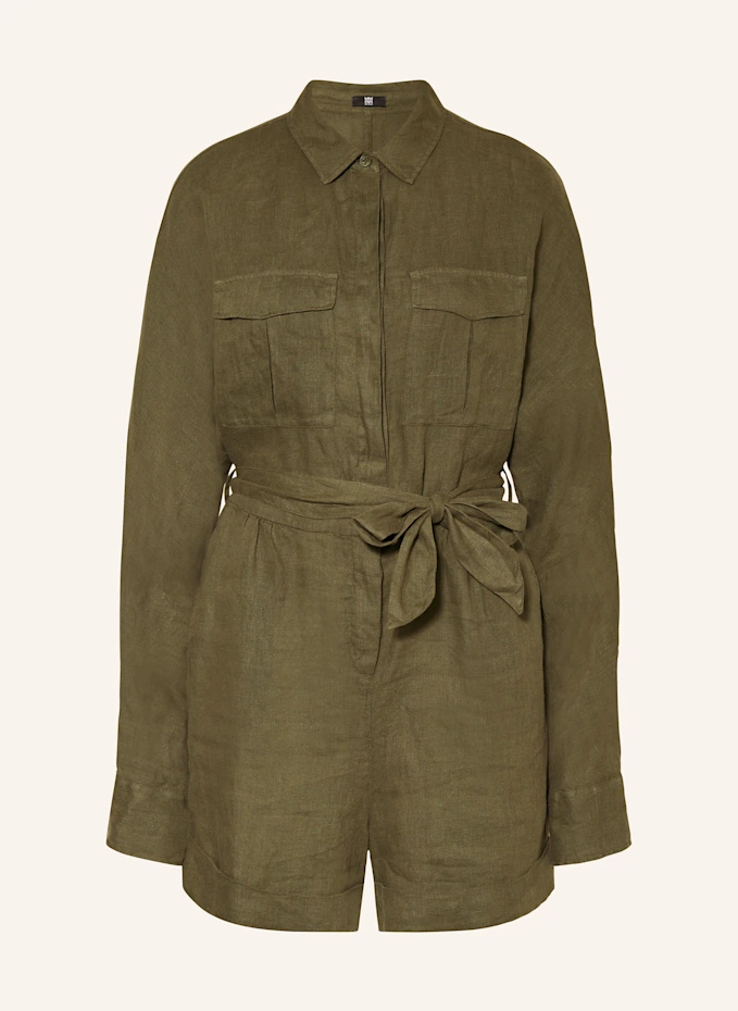 RIANI RIANI Leinen-Jumpsuit
