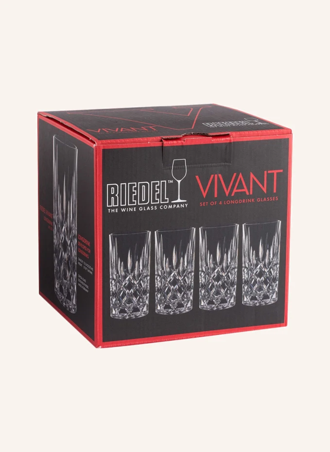 RIEDEL RIEDEL 4er Set Longdrinkgläser VIVANTVolumen: 375 Ml
