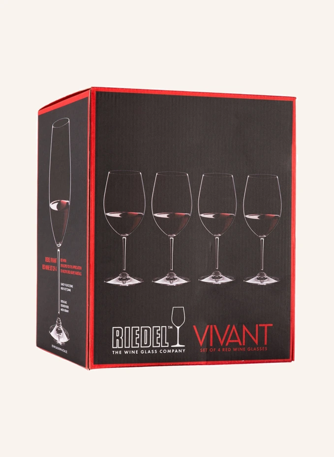 RIEDEL RIEDEL 4er-Set Weingläser VIVANT RED WINEVolumen: 550 Ml