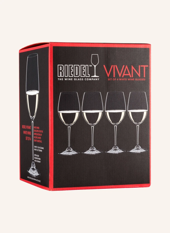 RIEDEL RIEDEL 4er-Set Weingläser VIVANT WHITE WINEVolumen: 340 Ml