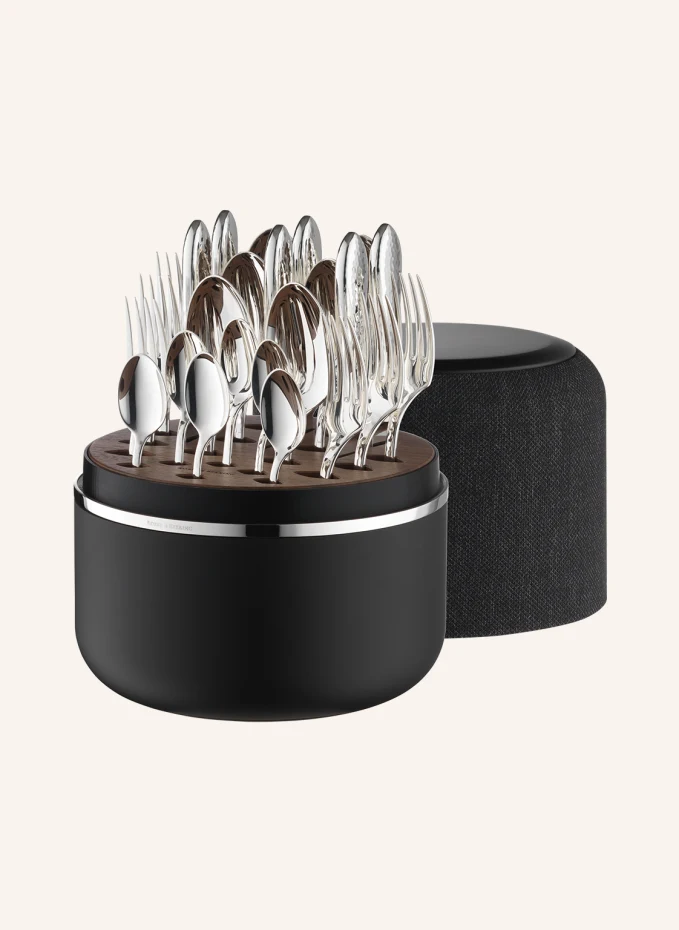 ROBBE & BERKING ROBBE & BERKING 24-tlg. Besteckset THE BOX MARTELÉ - FROZEN BLACK EDITION (925 Sterlingsilber)