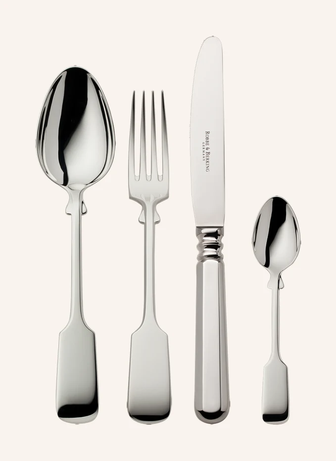 ROBBE & BERKING ROBBE & BERKING 4-tlg. Besteckset ALT-SPATEN (150g versilbert)