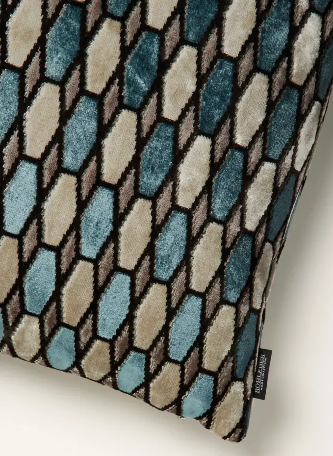 ROHLEDER ROHLEDER Dekokissen CRYSTAL Mit Federfüllung45 X 45 Cm