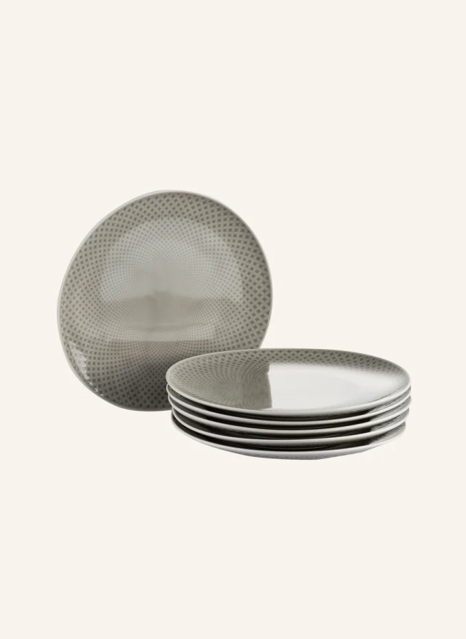 Rosenthal Rosenthal 6er-Set Dessertteller JUNTO PEARL GREYDurchmesser: 22 cm