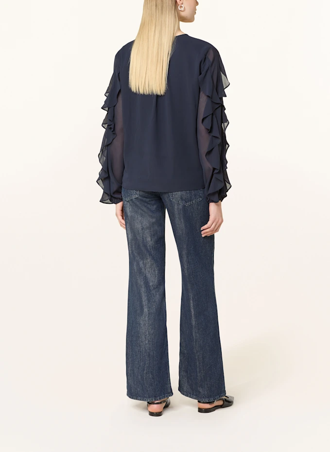 S.Oliver BLACK LABEL S.Oliver BLACK LABEL Blusenshirt Mit Volants