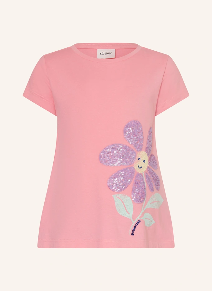 S.Oliver RED S.Oliver RED T-Shirt Mit PaillettenKIDS