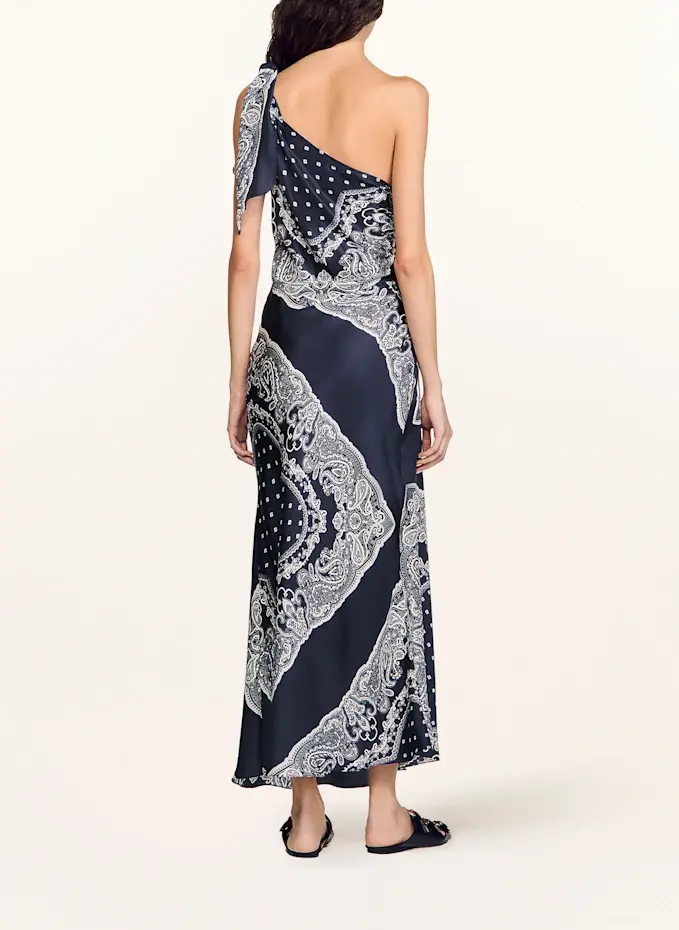 SANDRO SANDRO One-Shoulder-Kleid Aus Satin