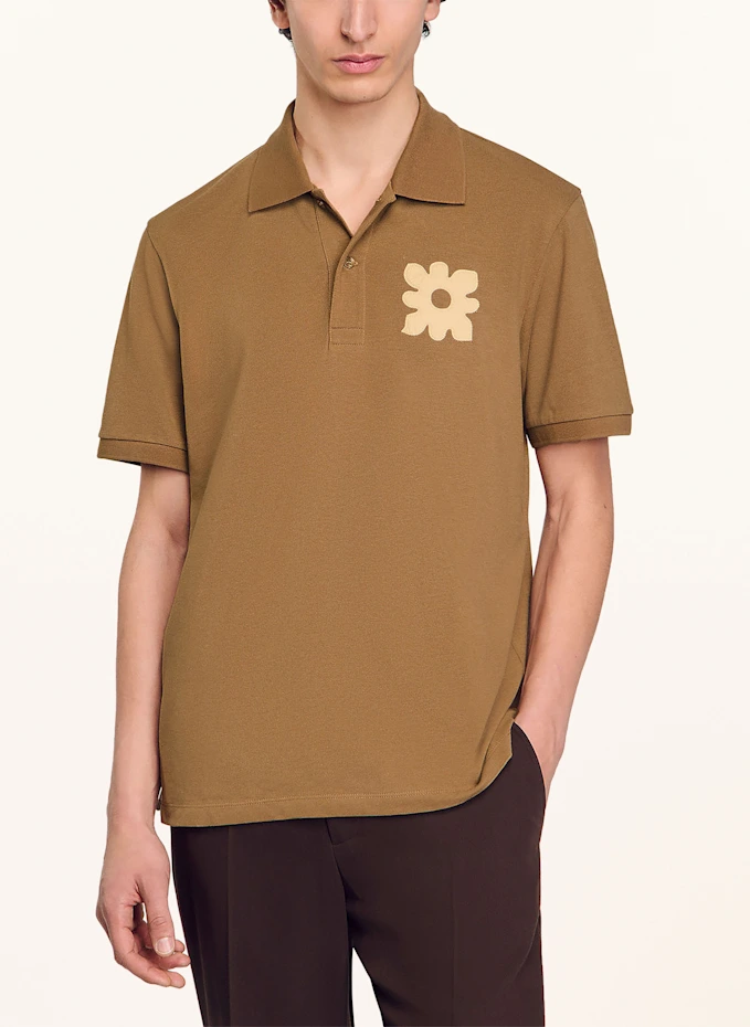 SANDRO SANDRO Piqué-Poloshirt