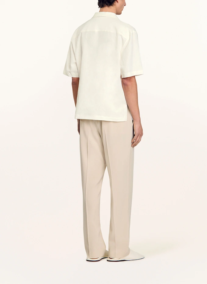 SANDRO SANDRO Resorthemd Slim Fit Mit Leinen
