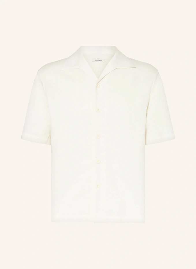 SANDRO SANDRO Resorthemd Slim Fit mit Leinen