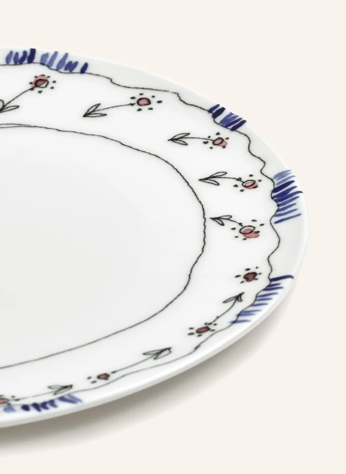 SERAX SERAX 2er-Set Speiseteller MIDNIGHT FLOWERS ANEMONE LDurchmesser: 28 Cm