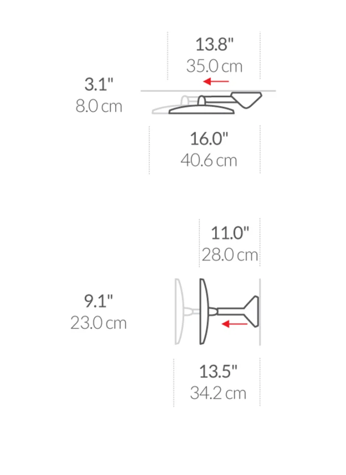 Simplehuman Simplehuman SENSORSPIEGEL MIT WANDHALTERUNGKosmetikspiegel (5-fache Vergrößerung)