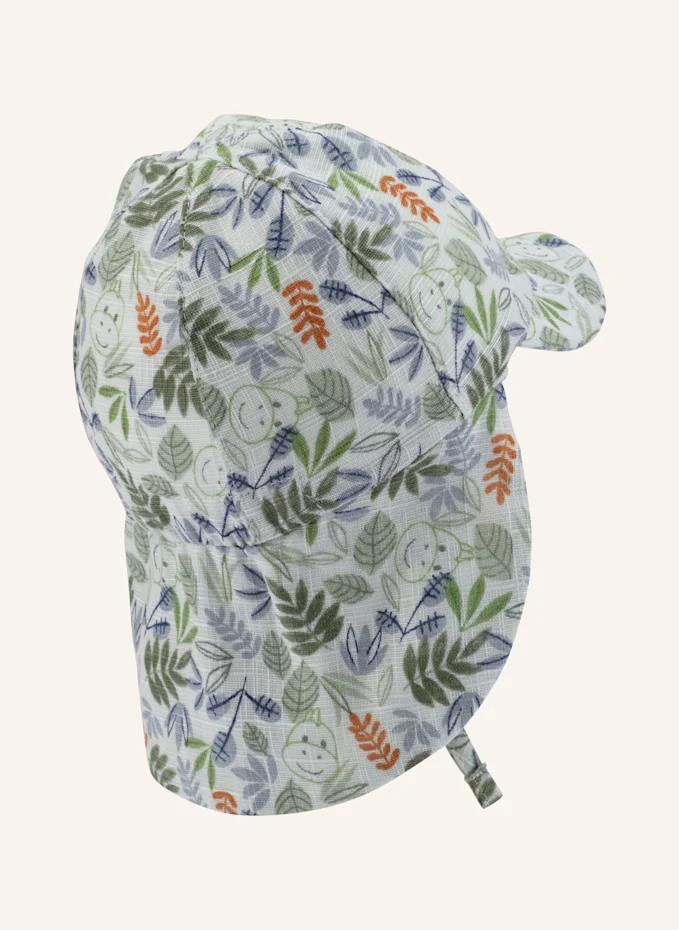 Sterntaler Sterntaler Schirmmütze Mit Nackenschutz Blätter