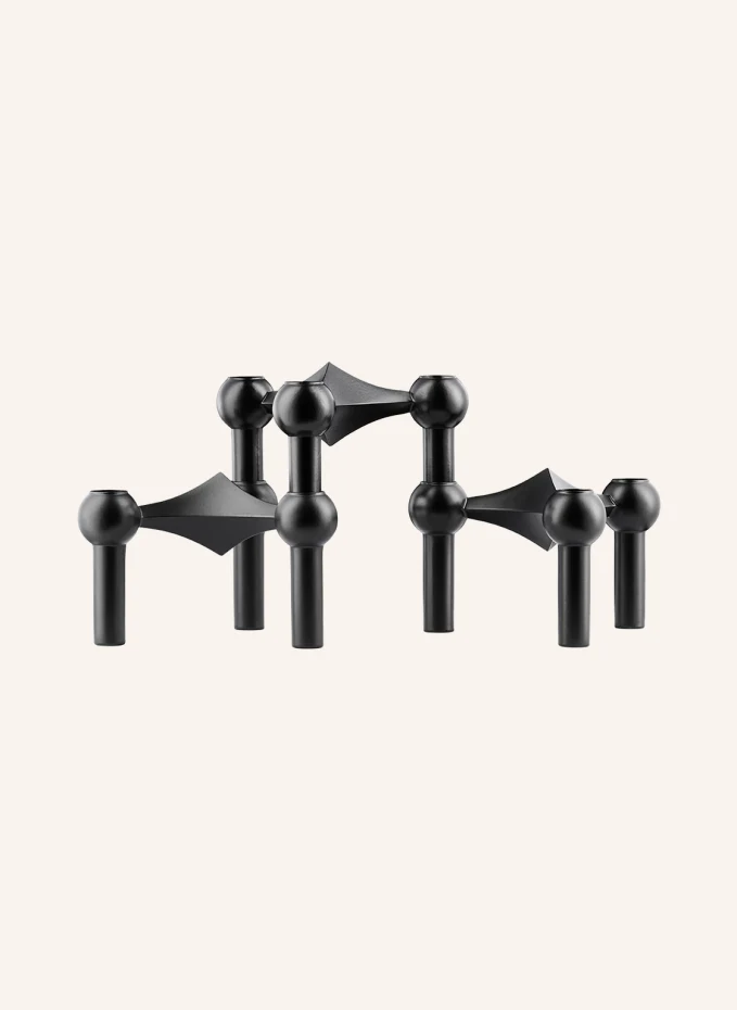 STOFF NAGEL STOFF NAGEL 3er-Set Kerzenhalter STOFF NAGELHöhe: 6 5 cm