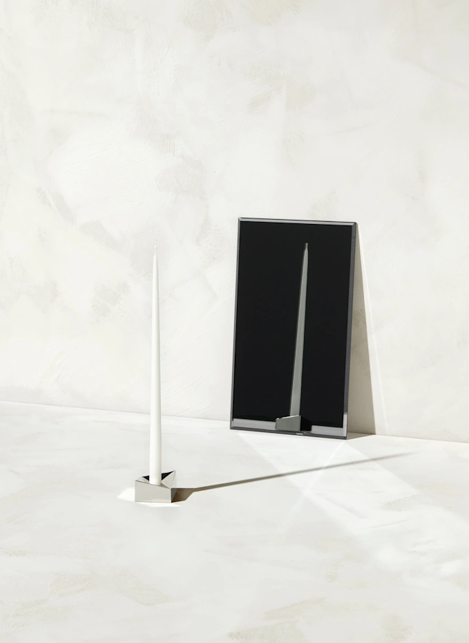 STOFF NAGEL STOFF NAGEL Kerzenhalter REFLECT SMALL4 5 X 4 5 Cm
