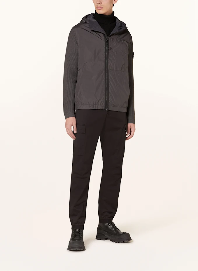 STONE ISLAND STONE ISLAND Jacke Im Materialmix Mit Primaloft®-Isolierung