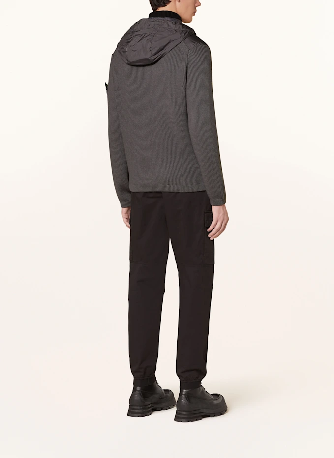 STONE ISLAND STONE ISLAND Jacke Im Materialmix Mit Primaloft®-Isolierung