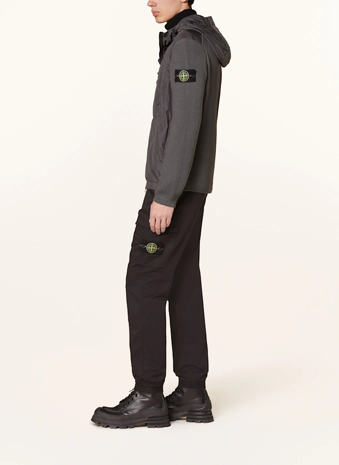 STONE ISLAND STONE ISLAND Jacke Im Materialmix Mit Primaloft®-Isolierung