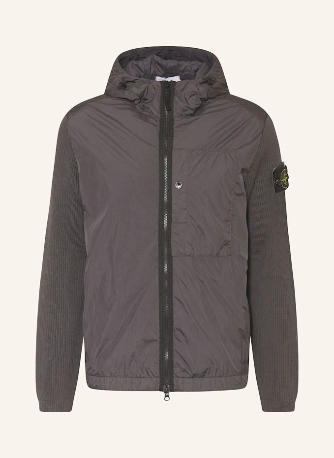 STONE ISLAND STONE ISLAND Jacke im Materialmix mit Primaloft®-Isolierung