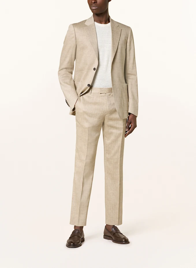 TIGER OF SWEDEN TIGER OF SWEDEN Anzughose TENSE Regular Fit Mit Leinen