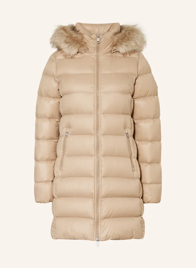 TOMMY HILFIGER TOMMY HILFIGER Daunenmantel GLOSS DOWN TYRA mit Kunstpelz