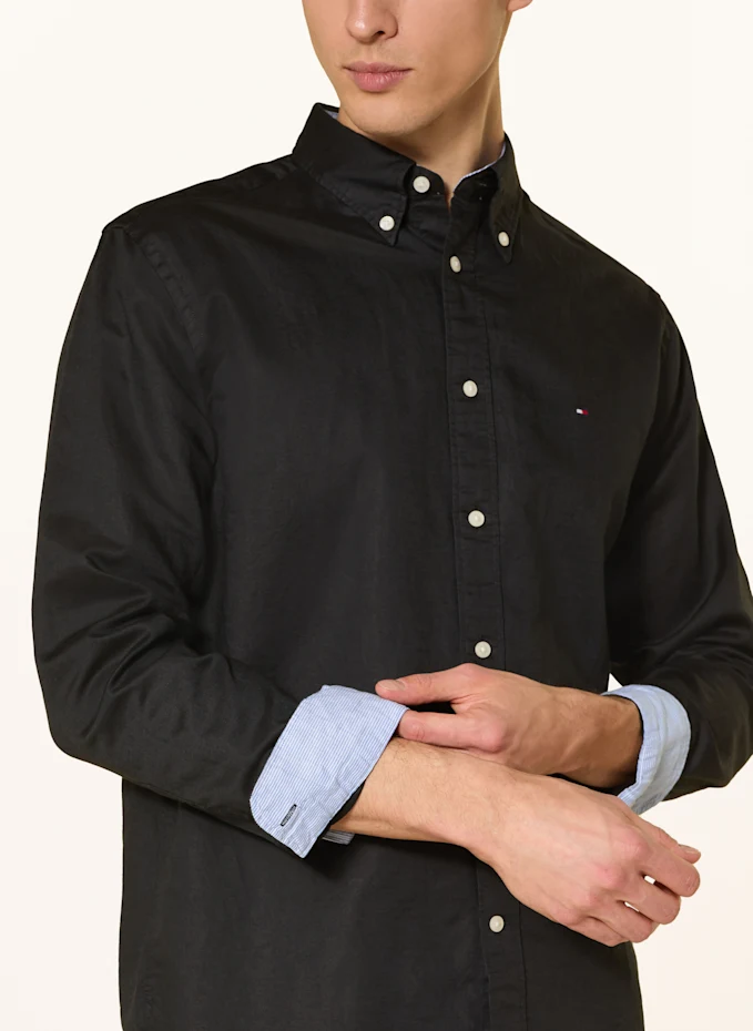 TOMMY HILFIGER TOMMY HILFIGER Hemd Comfort Fit Mit Leinen