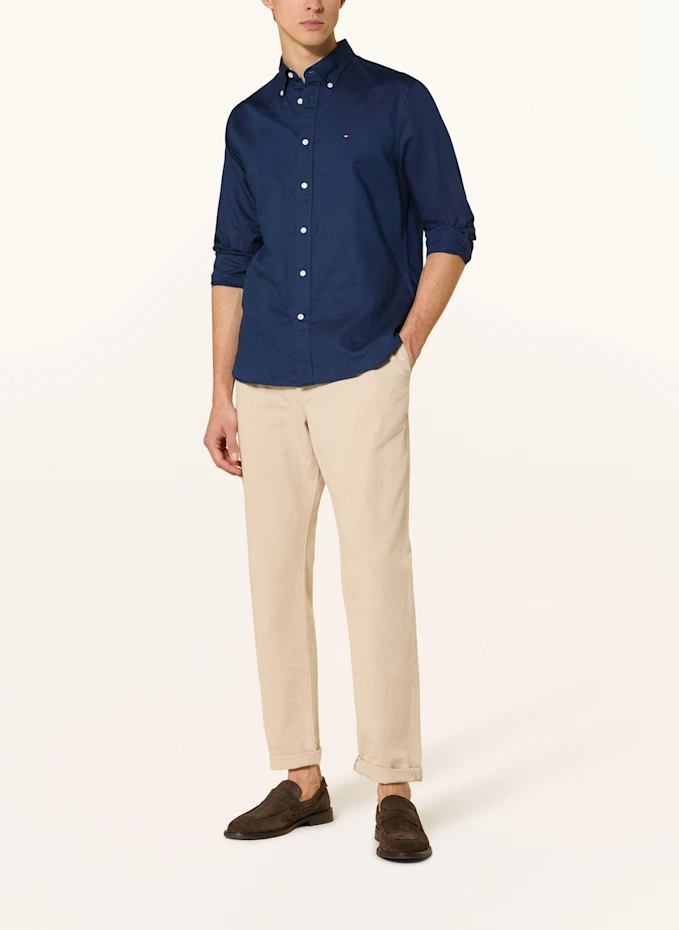 TOMMY HILFIGER TOMMY HILFIGER Hemd Comfort Fit Mit Leinen