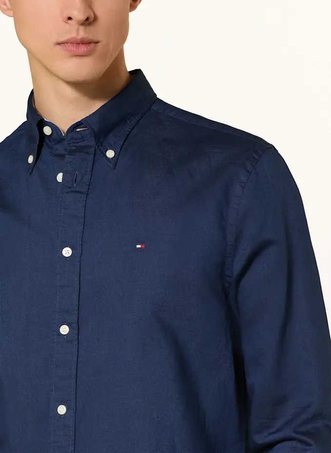 TOMMY HILFIGER TOMMY HILFIGER Hemd Comfort Fit Mit Leinen