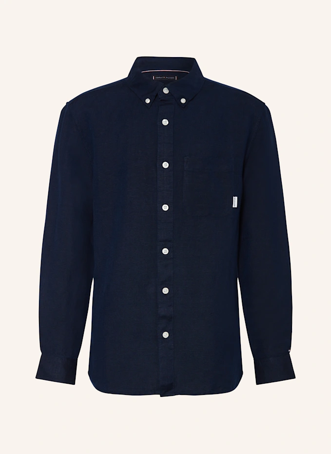 TOMMY HILFIGER TOMMY HILFIGER Hemd Regular Fit Mit LeinenKIDS