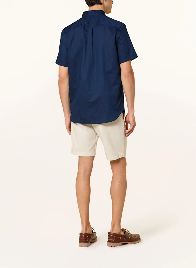 TOMMY HILFIGER TOMMY HILFIGER Kurzarm-Hemd Regular Fit Mit Leinen