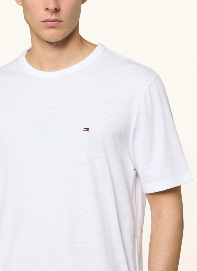 TOMMY HILFIGER TOMMY HILFIGER T-Shirt Mit Leinen