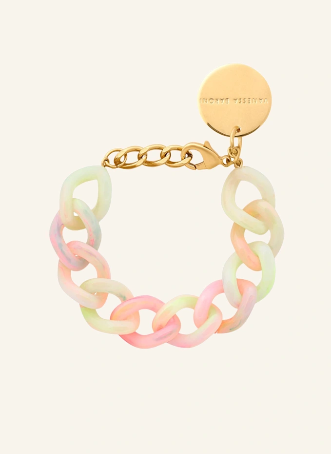 VANESSA BARONI VANESSA BARONI Armband MINI FLAT CHAIN BRACELET NEON RAINBOW By GLAMBOU