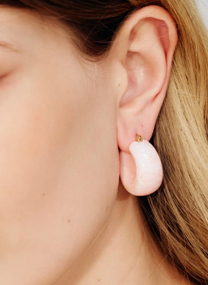 VANESSA BARONI VANESSA BARONI Ohrhänger CIRCLET EARRING BUBBLE GUM TWIST By GLAMBOU
