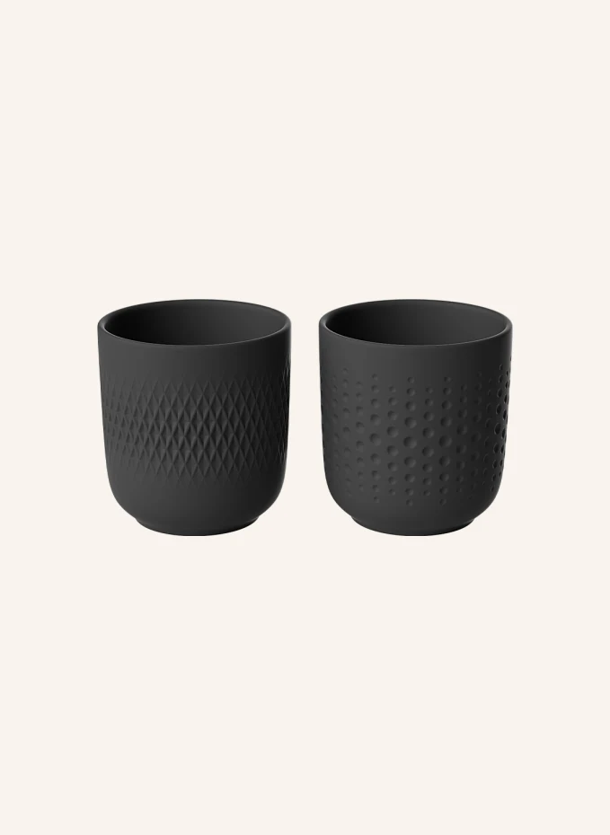 Villeroy & Boch Villeroy & Boch 2er-Set Becher MANUFACTURE COLLIER NOIRVolumen: 290 ml
