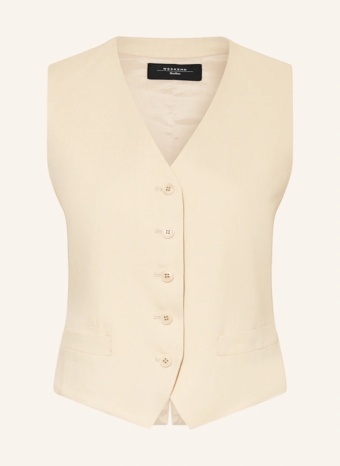 WEEKEND Max Mara WEEKEND Max Mara Blazerweste PACE mit Leinen