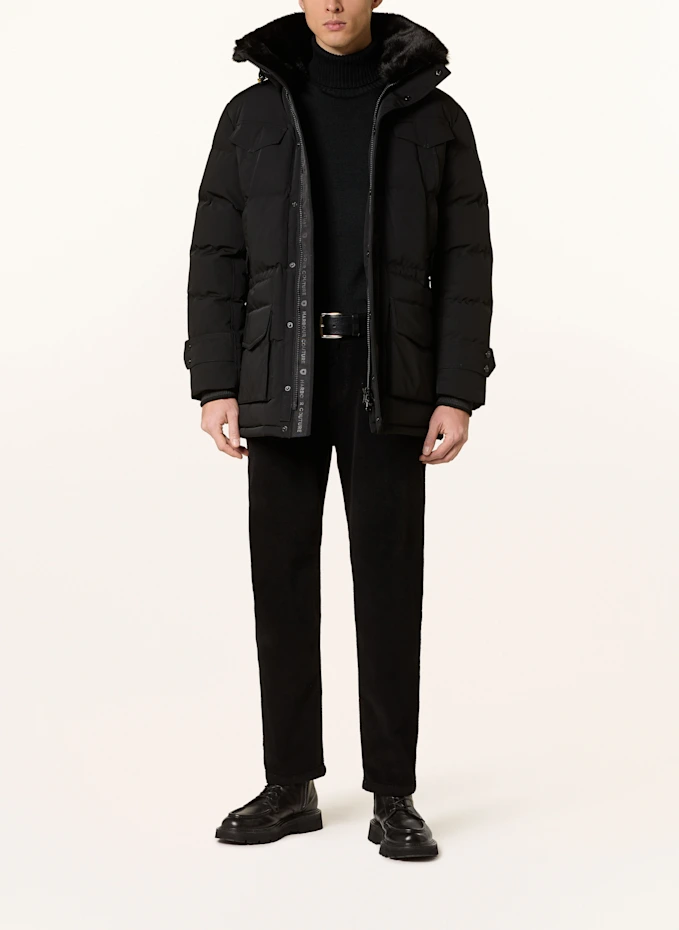 WELLENSTEYN WELLENSTEYN Parka SEAMASTERmit Kunstfellbesatz