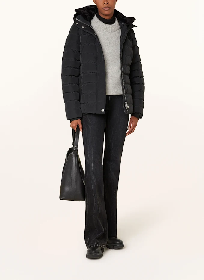 WELLENSTEYN WELLENSTEYN Steppjacke SANTORIN SANT Mit DUPONT™ SORONA®-Isolierung Und Abnehmbarem Kunstfell