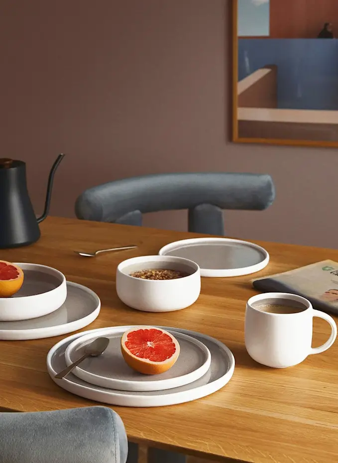 Westwing Collection Westwing Collection 12-tlg. Teller- Und Schalen-Set GINGER