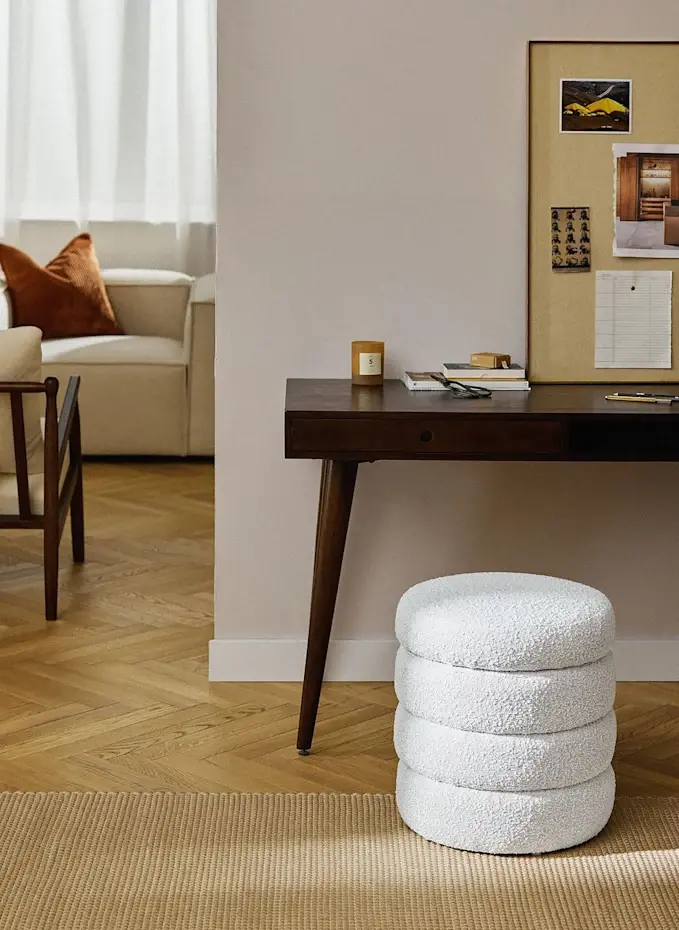 Westwing Collection Westwing Collection Pouf ALTOHöhe: 48 Cm