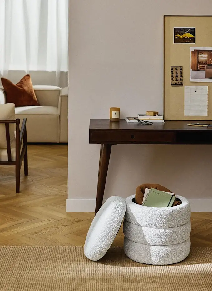 Westwing Collection Westwing Collection Pouf ALTOHöhe: 48 Cm