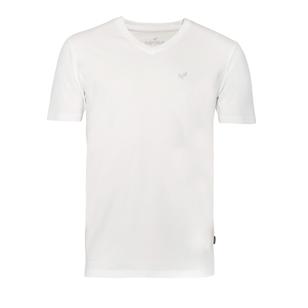 laredoute 2er-Pack T-Shirts Gift V-Ausschnitt weiss + schwarz KAPORAL