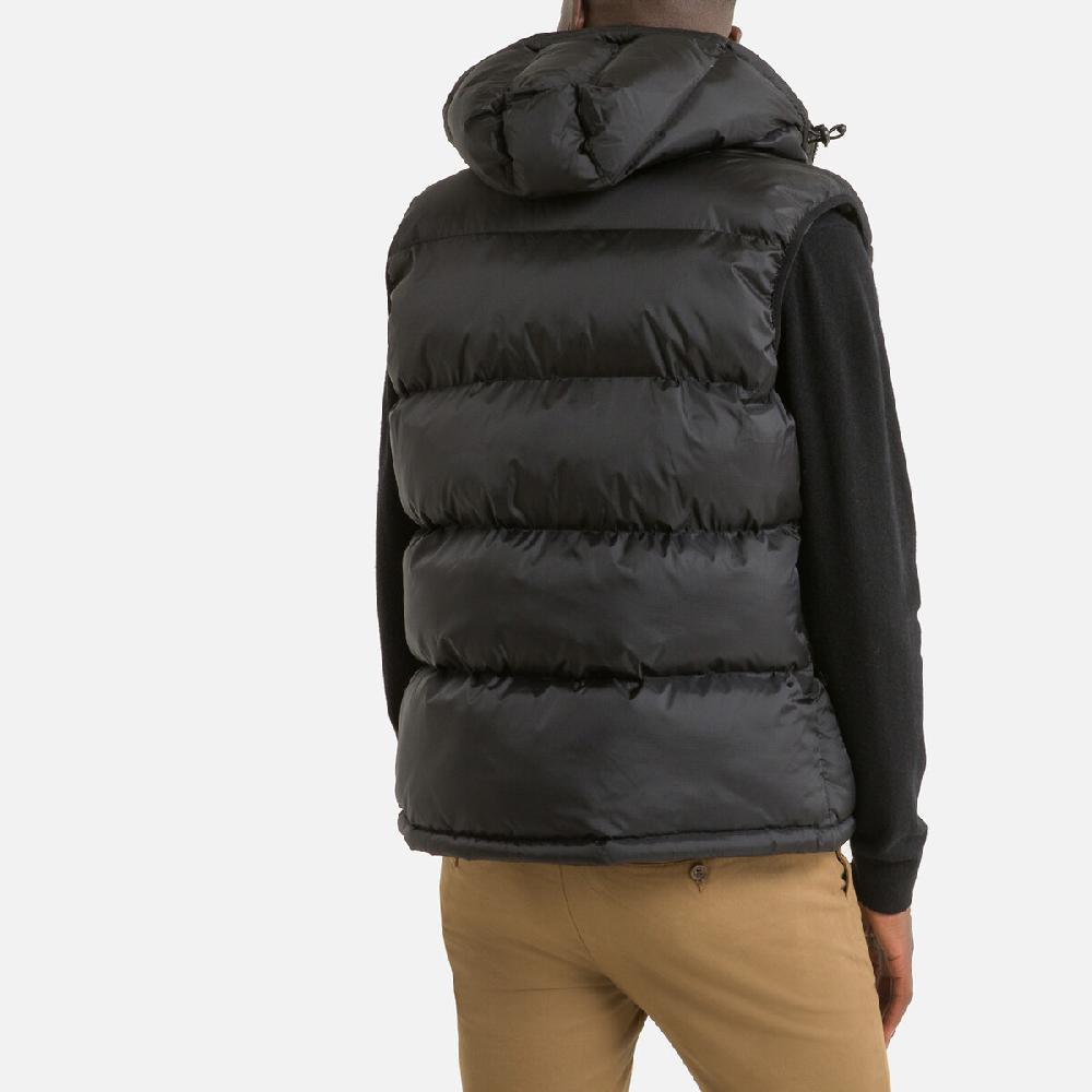 Laredoute Ärmelloses Stepp-Gilet Idaho 2V Mit Kapuze Schwarz SCHOTT