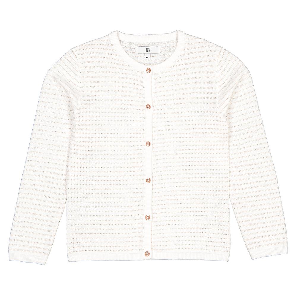 Laredoute Feinstrick-Cardigan Mit Knöpfen Streifen Ecru Gestreift LA REDOUTE COLLECTIONS