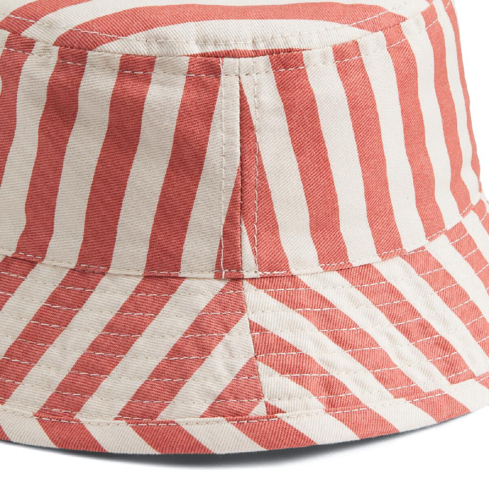 Laredoute Gestreifter Bob-Hut Aus Baumwolle Rosa Weiss Gestreift LA REDOUTE COLLECTIONS